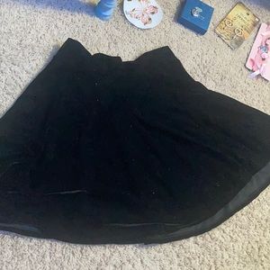 Black Velvet Spencer’s Skirt